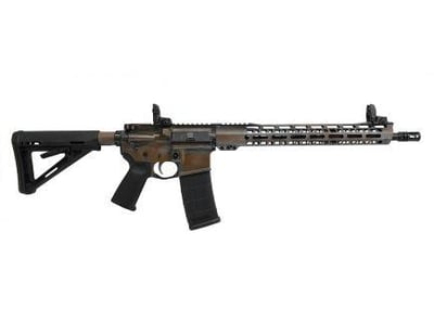 Palmetto State Armory Custom 16" Nitride 15" V2 MLOK MOE Rifle w/ MBUS & NiB BCG