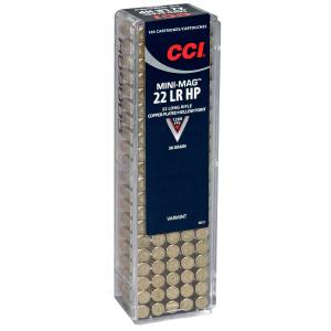 CCI Mini-Mag Hp Ammo 22 Long Rifle 36gr Cphp - 22 Long Rifle 36gr Copper Plated Hollow Point 100/Box
