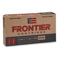 Hornady Frontier 5.56x45mm NATO 55 grain Full Metal Jacket Brass Cased Centerfire Rifle Ammo 150 Rounds FR2015 0090255712896