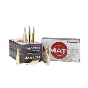 Hornady V-Match 6mm Creedmoor 80 gr ELDVT 20rds Rifle Ammo for Competitive Shooting - 81397 0090255813975