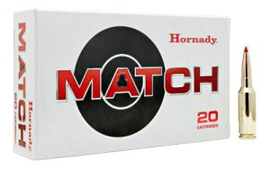 Hornady Match .22 ARC 88 gr ELD-Match 20rds Rifle Ammo for Competitive Shooting - 81543