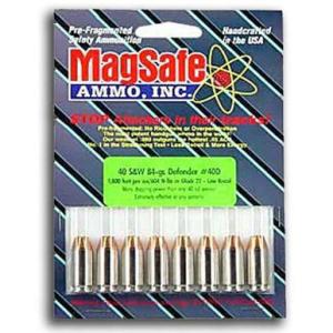 MagSafe Ammo .40 S&W Magnum Defender Load 84 Grain Defender Bullet 1800 fps 10 Rounds 40D