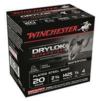 Winchester DryLok Super Steel, 20 Gauge, 2 3/4" Shot Shells, 3/4 oz., 250 Rounds 020892008847