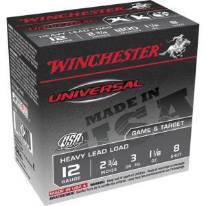 Winchester Universal 12-Gauge Shotgun Shells, 100pk 