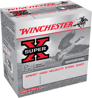Winchester Super-X Xpert High-Velocity Steel Waterfowl, 12 Gauge, 2 3/4", 1 1/8 oz., 250 Rounds 020892017238