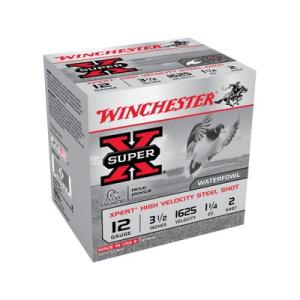 Winchester Super X Waterfowl Xpert High Velocity Steel 12 Gauge Ammo - 12 Gauge 3-1/2" 1-1/4oz #2 25/Box WEX12LM2