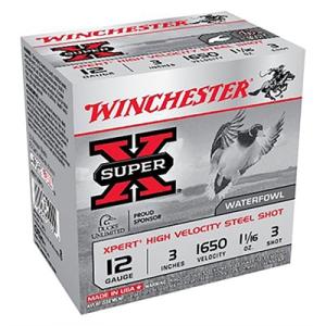 Winchester 12 Gauge Ammo SUPER-X Shotshell 12 Gauge 1 1/16 oz 3in Centerfire 25 Rounds 020892020306