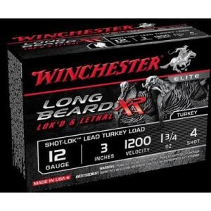 Winchester 12 Gauge Ammo Long Beard XR 12 Gauge 1 3/4 oz 3in Centerfire 10 Rounds Model: STLB1234 STLB1234