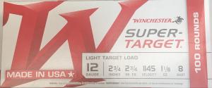 Winchester Win Super Target 12 Ga #8 100 Rd Vp 