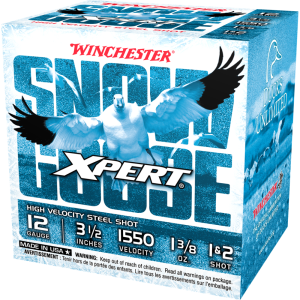 Winchester Ammo WXS12L12 Xpert Snow Goose High Velocity 12 Gauge 3.50" 1 3/8 oz 1,2 Shot 25 Bx/ 10 Cs
