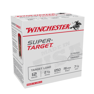 Winchester Target Load 12ga 2.75 In Ls #7.5 1250fps 25bx - 12 Gauge 2-3/4" 1oz 1250fps #7.5 25/Box