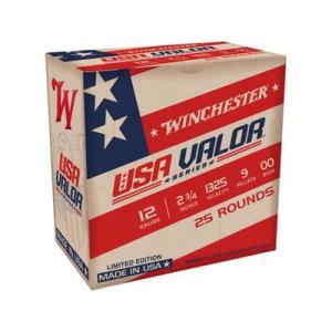 WIN USA VALOR 12GA 23/4 00BK 25BX
