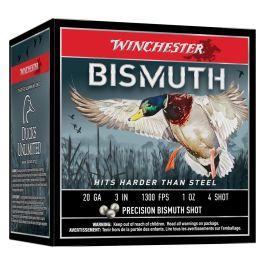 Winchester Bismuth 20 Gauge 1 1/8 oz 3in Size 4 Centerfire Shotgun Ammo 25 Rounds SWB2034