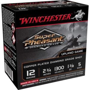 Winchester Super Pheasant Diamond Grade 12 Gauge 1oz 2.75in Centerfire Shotgun Buckshot 25 Rounds SPDG125