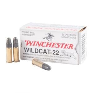Winchester Wildcat Target/Plinking 22LR Ammunition 40 gr LRN (Box/50)