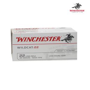 Winchester Wildcat Target/Plinking 22LR Ammunition 40 gr LRN (Box/500) 