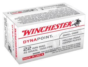 Winchester Dynapoint Ammo 22 Magnum (Wmr) 45gr Dynapoint - 22 Wmr 45gr Dynapoint 50/Box USA22M