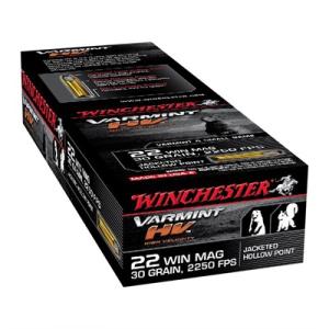 Winchester Supreme Rimfire Ammunition .22 WMR 30 gr. JHP 2250 fps 50/ct