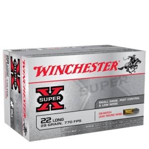 Winchester Ammunition Super-X 29 gr CB-Match Lead Round Nose .22lr Ammo, 50/box - X22LRCBMA