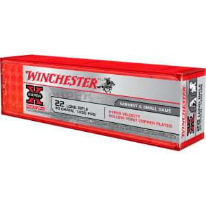 .22 LR Winchester Super-X 40 Gr HPHV #HV22LR