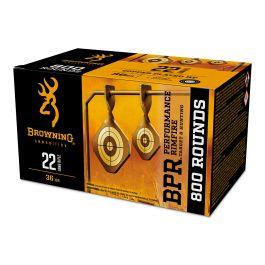 Browning BPR 36 gr HP .22 LR Ammunition 800 Rounds - B194122800 