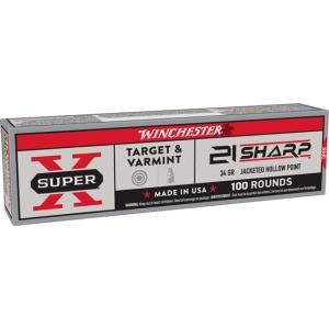 Winchester Super X 21 Sharp 34 Grain JHP X21JHP