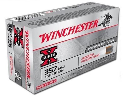 357 Magnum Winchester 158 JHP X3574P