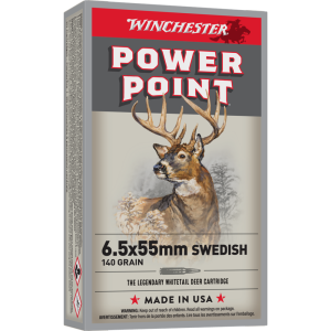Winchester Super-X Ammo 6.5x55mm Swedish Mauser 140gr Sp - 6.5x55mm Swede 140gr Soft Point 20/Box 020892206069