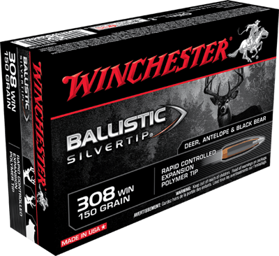 308 Winchester Winchester 150 Ballistic Silvertip® SBST308