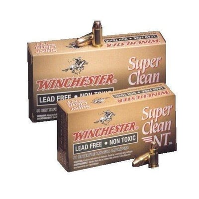 Winchester Ammo SC9NT Super Clean 9mm Luger Lead-Free 105 gr Jacketed Flat Point (JFP) 50 Bx/ 10 Cs