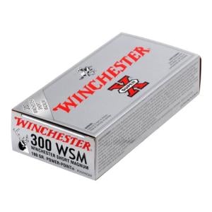 Winchester SUPER-X Rifle .300 Short Magnum 180 Grain Power-Point Brass Cased Centerfire 20 Rounds X300WSM