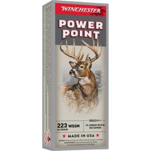Winchester Super-X Ammo 223 Wssm 64gr Power-Point - 223 Wssm 64gr Power-Point 20/Box