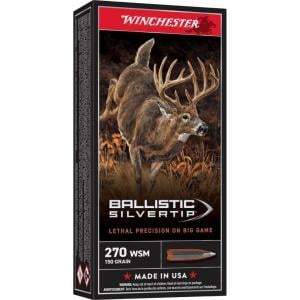 Winchester Supreme Ballistic Silvertip, .270 Winchester Short Magnum, BST, 150 Grain, 20 Rounds SBST2705A
