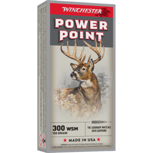 Winchester Super-X Ammo 300 Wsm 150gr Power-Point - 300 Wsm 150gr Power-Point 20/Box X300WSM1