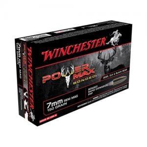 Winchester X7MMR1BP PM Bonded 7mm Rem Mag 150 GR Protected Hollow Point 20 Rounds