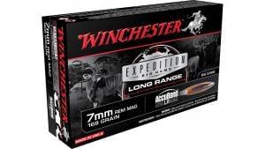 Winchester Expedition Big Game Long Range Rifle Ammunition 7MM Rem Mag 168 gr. PT 2900 fps 20/ct