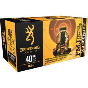 Browning B191800404 40 S&W 165 Grain Full Metal Jacket