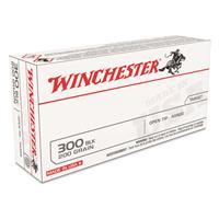 Winchester USA Rifle Ammunition .300 AAC Blackout 200 gr. FMJOT 1060 fps 20/ct 020892224582