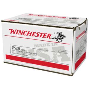 Winchester USA .223 Rem. Ammo 55 Grain FMJ 3240 fps 800 Rounds AW223200 