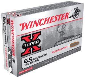 Winchester Super X Rifle Ammunition 6.5 Creedmoor 129 gr. PSP 2820 fps 20/ct 