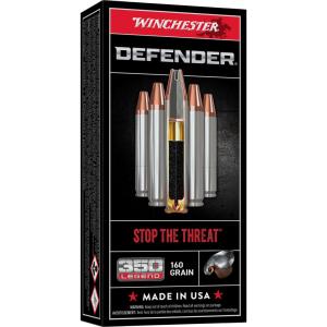 Winchester .350 Legend Ammo Defender .350 Legend 160 Grain Bonded PHP 20 Round Model: S350PDB