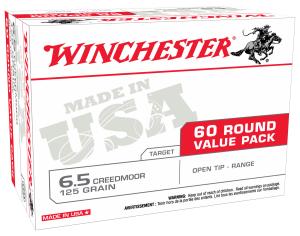 Winchester USA RIFLE 6.5 Creedmoor 125 grain Full Metal Jacket Centerfire Rifle Ammo 60 Rounds USA65CMVP 020892226463