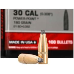 Winchester Ammo Centerfire Rifle Reloading 308 Win .308 180 Gr Power-Point PP WB308P180X 