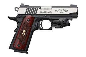 Browning 1911-380 Black Label Medallion Laser Compact 380 ACP 051953492