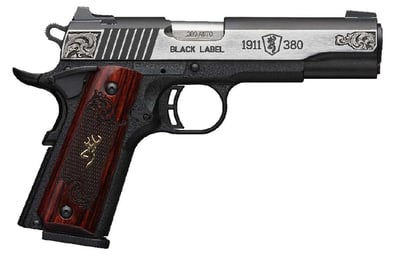 Browning 1911-380 Medallion Engraved