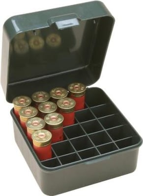 MTM Shotshell Box 25 Round Flip-Top 12 20 Gauge Up To 3 Inch Forest Green S25D11 026057008110