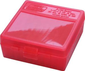 MTM Case-Gard P100329 P100 Med Hndgn Ammo Box 100Rd - Clr Red 026057113296