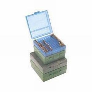 MTM Case-Gard P-100 Series 100-Round Flip-Top Handgun Cartridge Box 026057115108