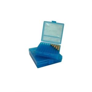 MTM P1004524 Munición Caja 100 Redondo Plegable 40 10mm 45 Acp Azul Transparente 9AWZ1GXI9BX2O3D2