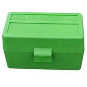 MTM Case-Gard R-50 Series (RS-50) Rifle Ammo Box for Select Cartridge Sizes Green 026057217109